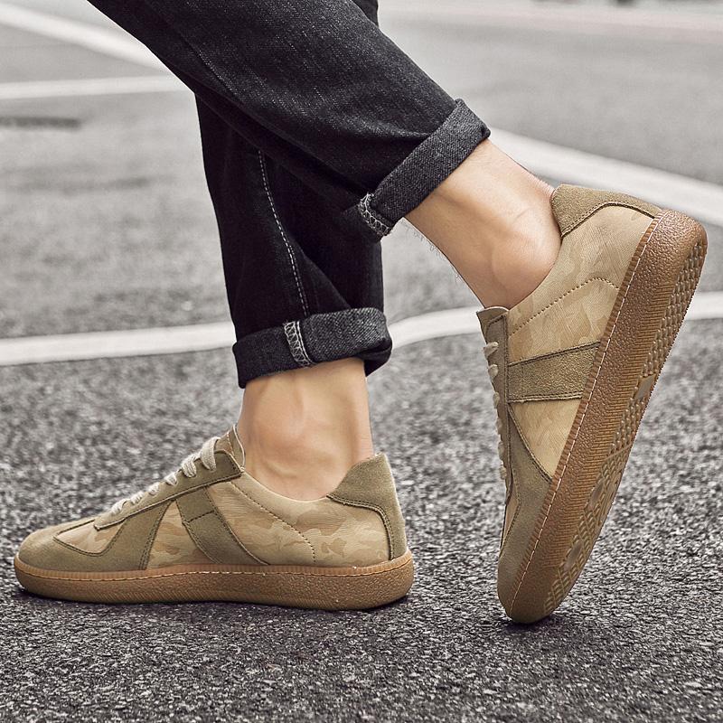 Yeni Nubuk Deri Babetler Uygun Günlük Ayakkabılar Rahat Yumuşak Taban Oxford Ayakkabılar Yüksek Kaliteli Hakiki Deri Dış Mekan Spor Ayakkabıları