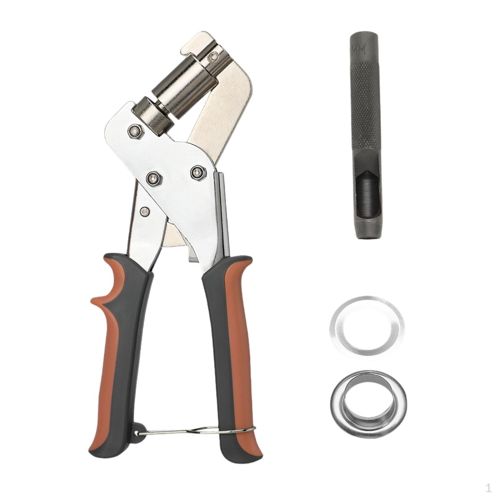 

Комплект плоскогубцев для проушин, дырокол, аксессуары для кожевенного дела, инструмент, Silver 50pcs