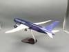 43CM Plane B787 Riyadh Air Airline Airplane Resin Aircraft with Lights with LED Light for Collection or Gift