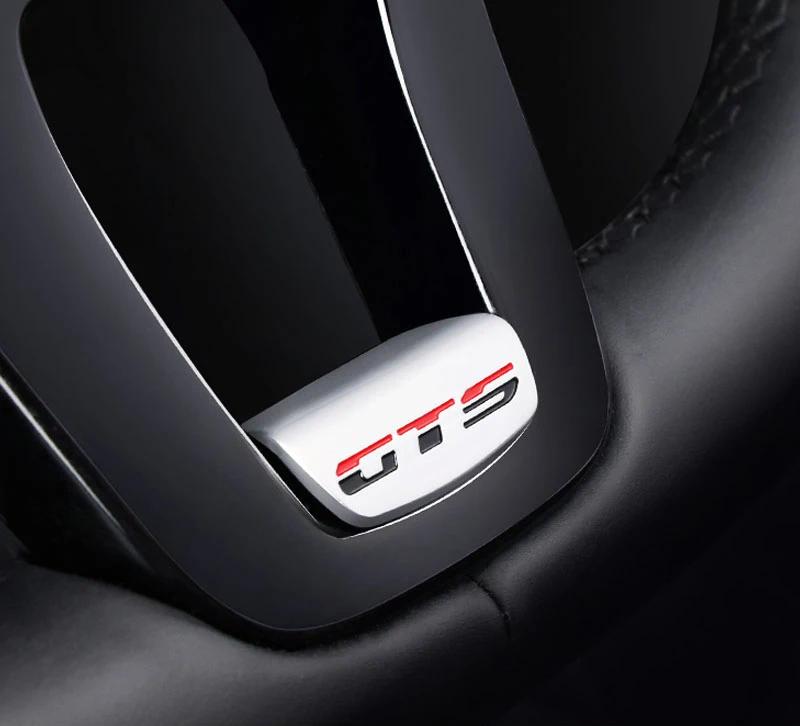 2025 Caliente Emblema Rline de Aleación de Aluminio 3D Pegatina para Volante de Coche Accesorios Para Volkswagen GTI Polo Golf Passat Scirocco Jett