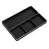 RC Repair Screw Tray 4 Grids Aluminum Alloy Screw Tray with Magnetic Pad for 1/10 1/8 RC Car RC Airplanes