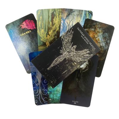 Yırtık Kanatlar Kehanet Kartları Kehanet Destesi İngilizce Versiyonlar Sürümü Tarot Tahtası Parti İçin Oyun