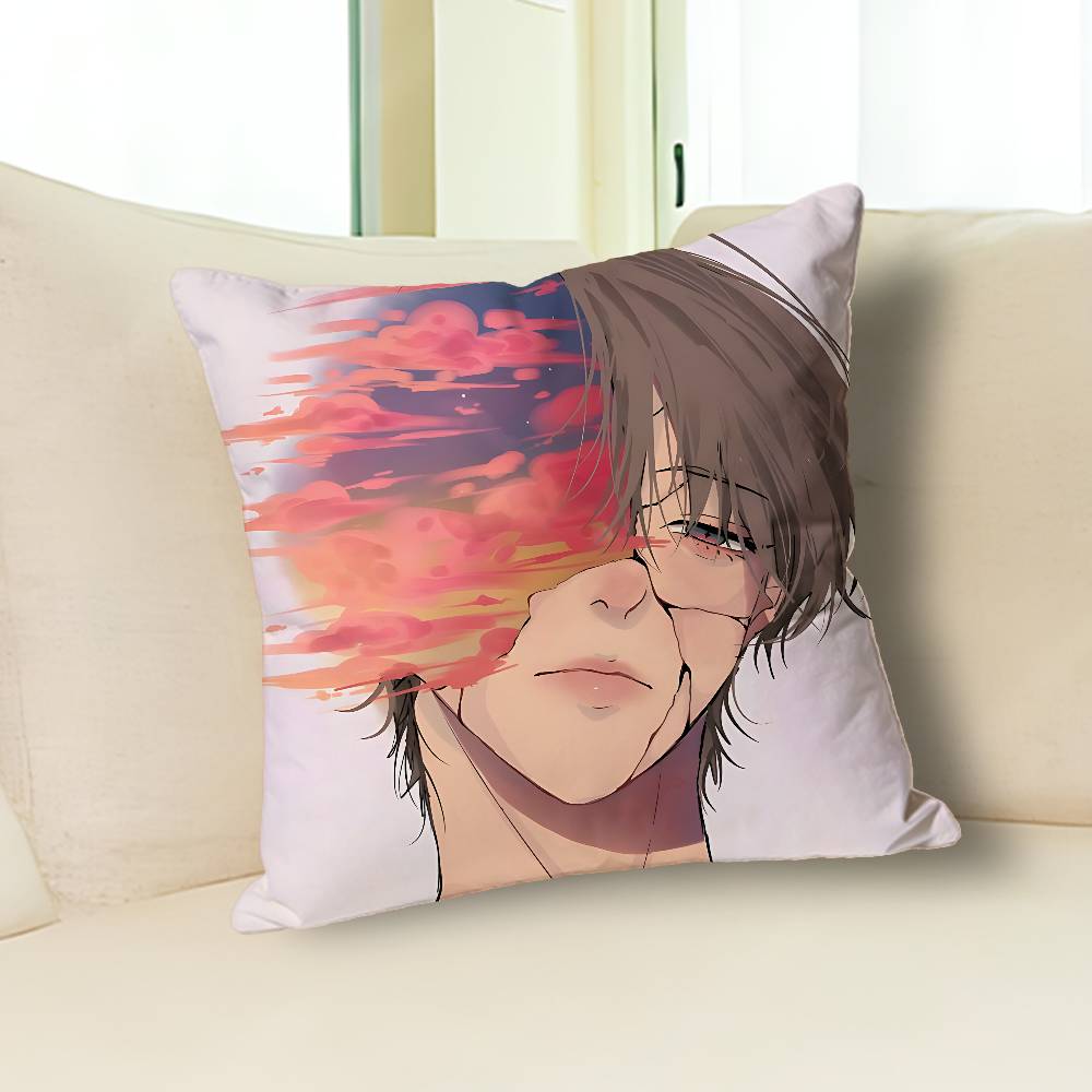 Manga L-Lost In The C-Cloud Various Sizes Square Pillow Case For Car Home Bedchamber Decor Custom Valentine gift