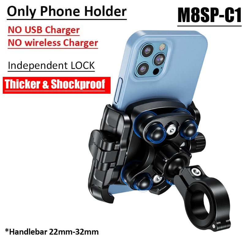 

Держатель для телефона на мотоцикл, быстрая беспроводная зарядка, быстрое зарядное устройство USB, подставка для зеркала мотоцикла, крепление для мобильного телефона на руль