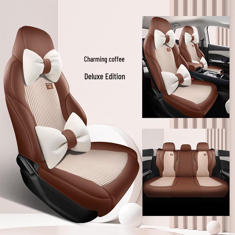 BYD Yuan Plus Cartoon Car Seat Cushion - New Model for All Seasons
