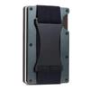 Carbon Fiber Metal Business Card Holders Wallet Men RFID Blocking Slim Minimalist Wallets Male Credit Card Holder Name Card Case