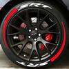SRT+Blade 3D Gummi-Reifen- und Radnabenaufkleber für Autos und Motorräder