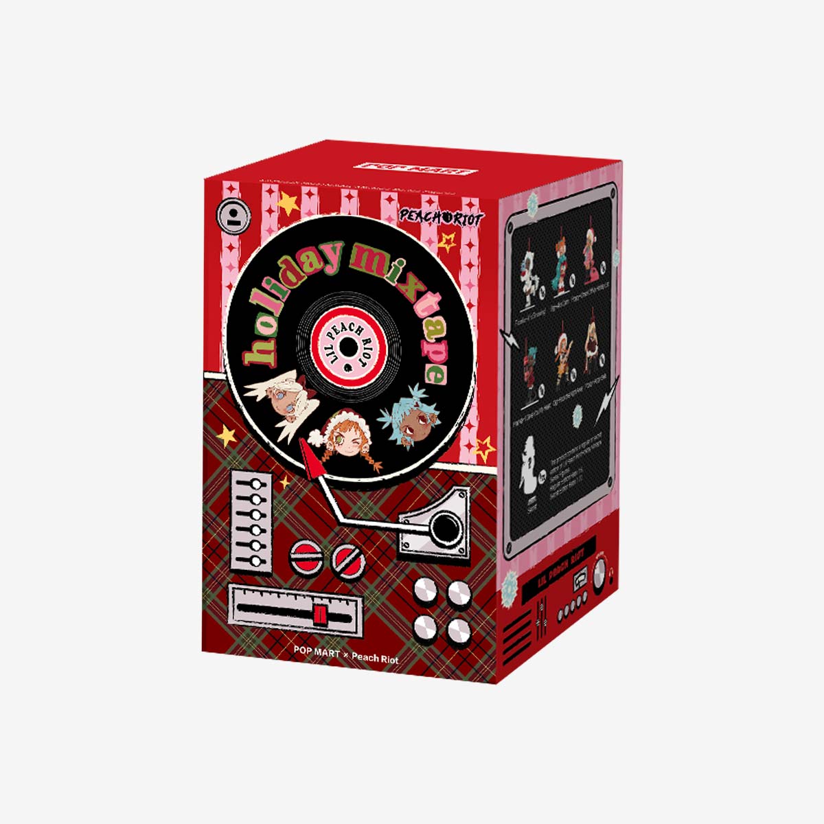 

POP MART Lil Peach Riot Праздничный микстейп Серия Фигурки Блайнд Бокс