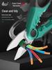 Electrician's Master Wire Stripper & Crimping Pliers - Stripping, Cutting, and Scissor Tool for Cables