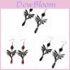 Gothic Vampire Bat Earrings With Alloy Material For Women Fashion Jewelry