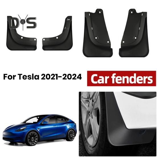 

Автомобильное всепогодное брызговик, грязевое крыло, высокая прочность, не легко деформируется, быстрая установка, защита автомобильного крыла для Tesla Model Y чёрный