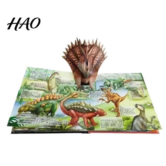 Pterodactyl 3D Book Dinosaur Encyclopedia Prehistorica Pop-Up Interactive Educational Immersive for Kids 1-3 Lovers Gift