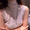 Simple Temperament Baroque Pearls Pendant Pull Adjustable Necklace for Women Stainless Steel Collar Jewelry Gifts Does Not Fade