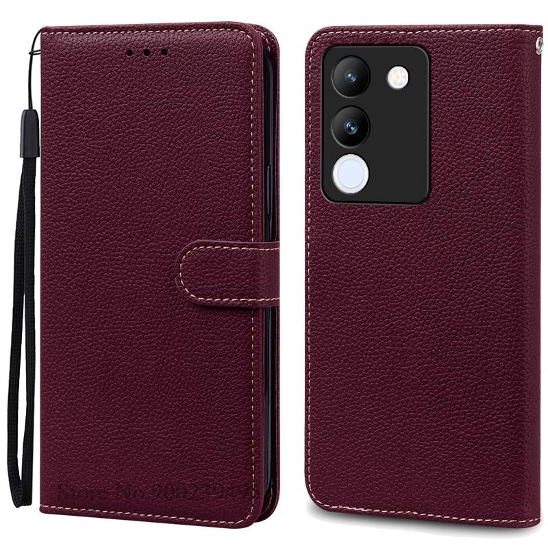 Für Vivo V29e 5G Hülle Brieftasche Buch Lederhülle Für Vivo V29E Hülle Ständer Schutzhülle Für Vivo V29e 5G Hülle Coque Fundas