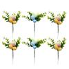 Artificial Easter Egg Branch Plastic Foam Easter Egg Pick Decoration for Hotel Restaurant Home Party