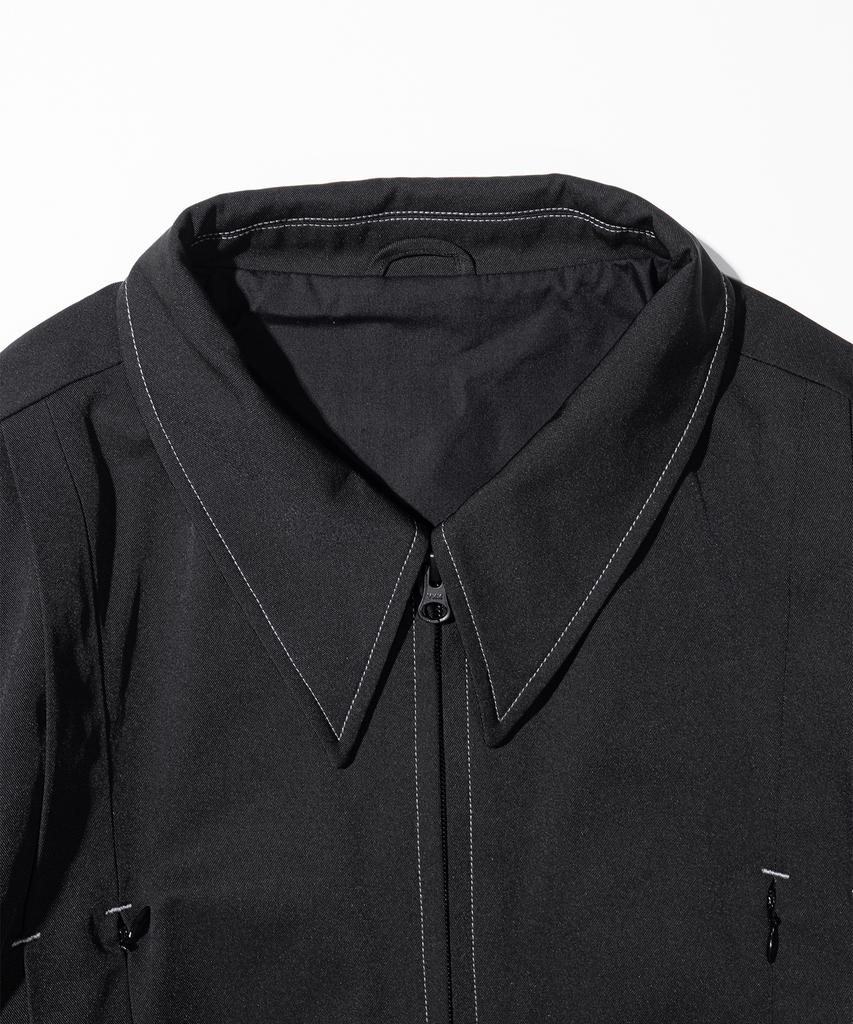 Massnoun Inverted Incision Blouson Jacket Mshjk001-Bk