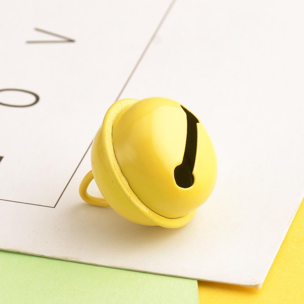 5pcs 18mm Jingle Bells Metal Beads Candy Color Metal Bell Ring Pendant  Christmas Decoration