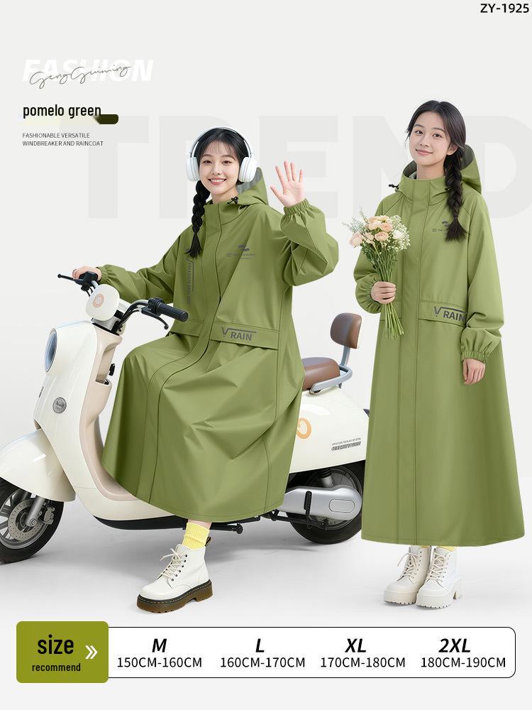 Unisex Full Body Anti-Rain Motorcycle Cape - Thick, Extended Raincoat for Adults