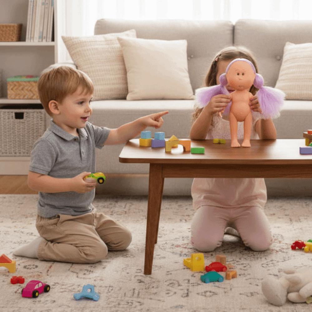 Lockige Haare Mia Kartoffelpuppen Dunkle Haut Actionfigur Körper 24cm Bohnenauge Vinylpuppe DIY Spielzeug