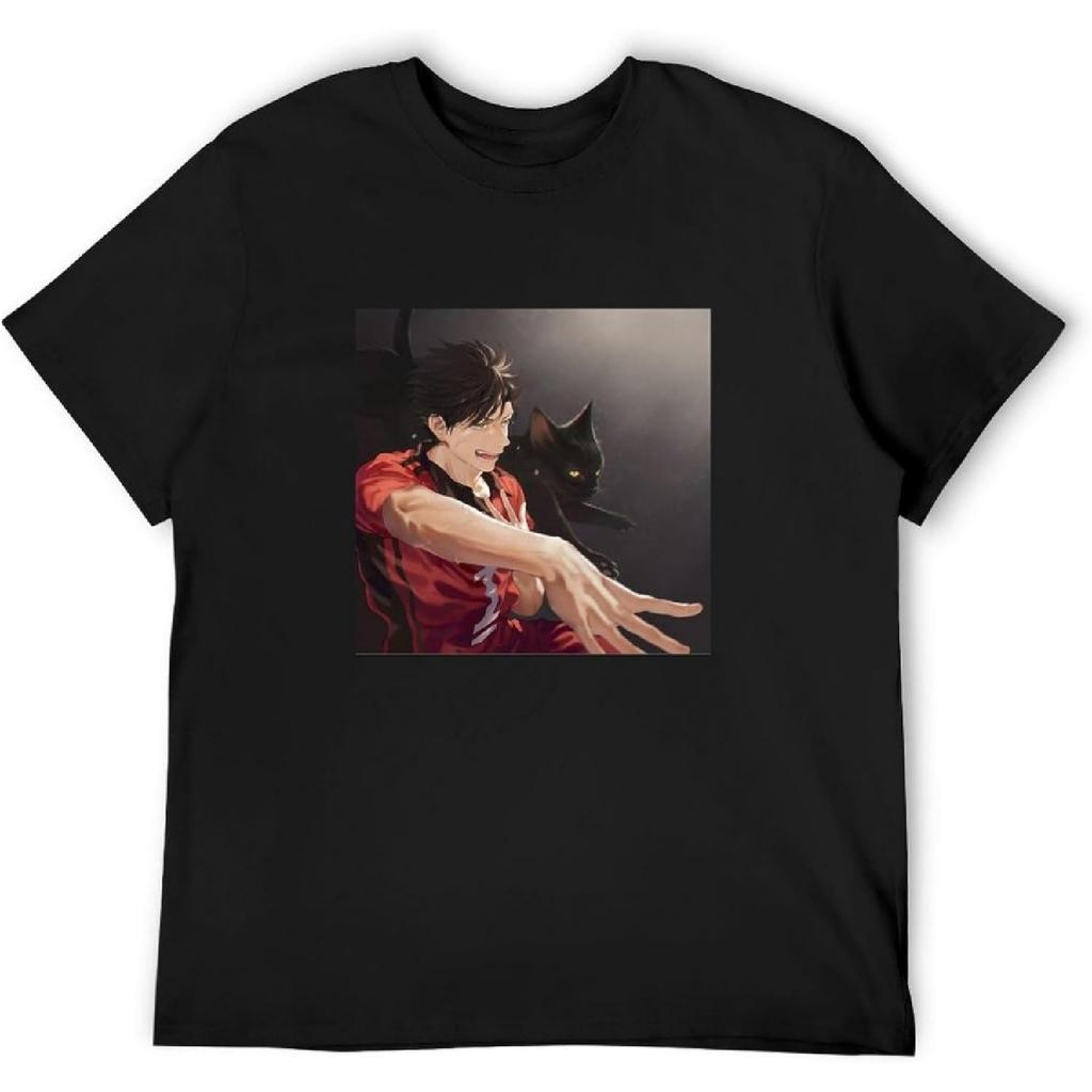 XIAOLAJI Haikyuu !! Kuroo Tetsurou O-Neck 100% Cotton Short Sleeve Unisex T-Shirt