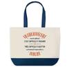 Tote Bag - PLANETEE - Shopping Bleu Bernard Also Great - Cotton - Blue - Printed In France
