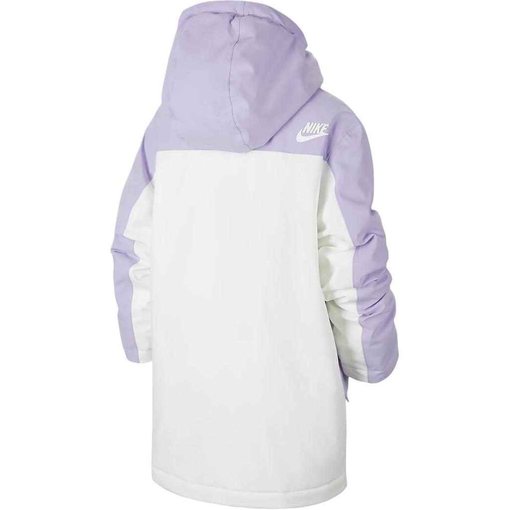 Nike Kapuzen-Reißverschlussjacke Langarm Hortensienlila Kinderjacken HQ7158-515