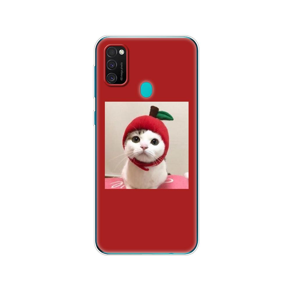 Pentru Samsung M21 Husa 6.4" Husa din silicon moale Tpu pentru Samsung Galaxy M21 M 21 SM-M215FZGUSER m215 Geanta din spate a telefonului Carcasa de protectie