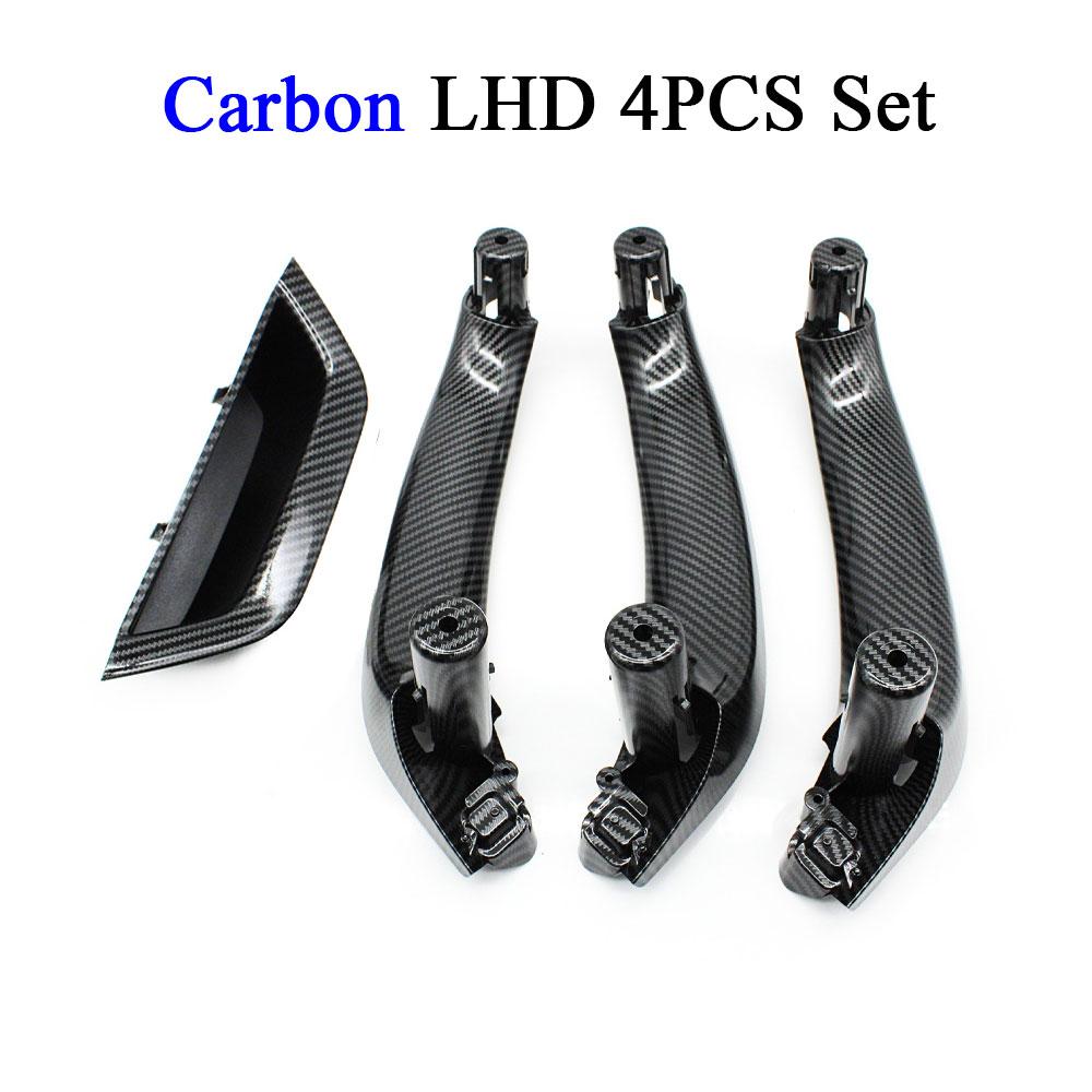 Car Interior LHD RHD Passenger Door Armrest Panel Cover Trim Pull Handle 4PCS Set For BMW X3 X4 F25 F26 2010-2016