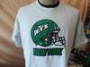Vintage 90’s NFL New York Jets Nutmeg Mills Embroidered Grey T Shirt XL
