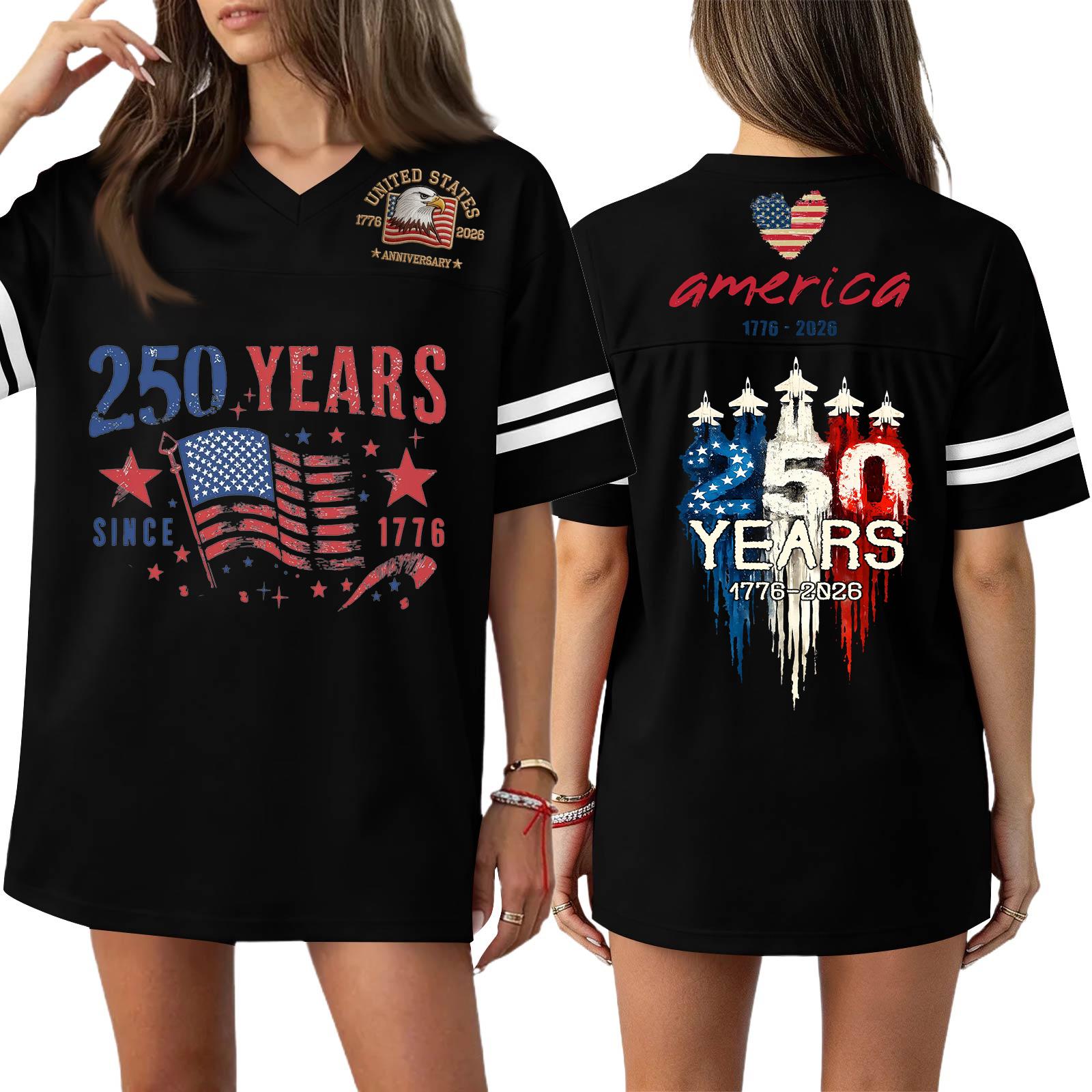 

Женская повседневная модная спортивная футболка с V-образным вырезом, принтом ко Дню независимости, коротким рукавом, топ XXXL чёрный