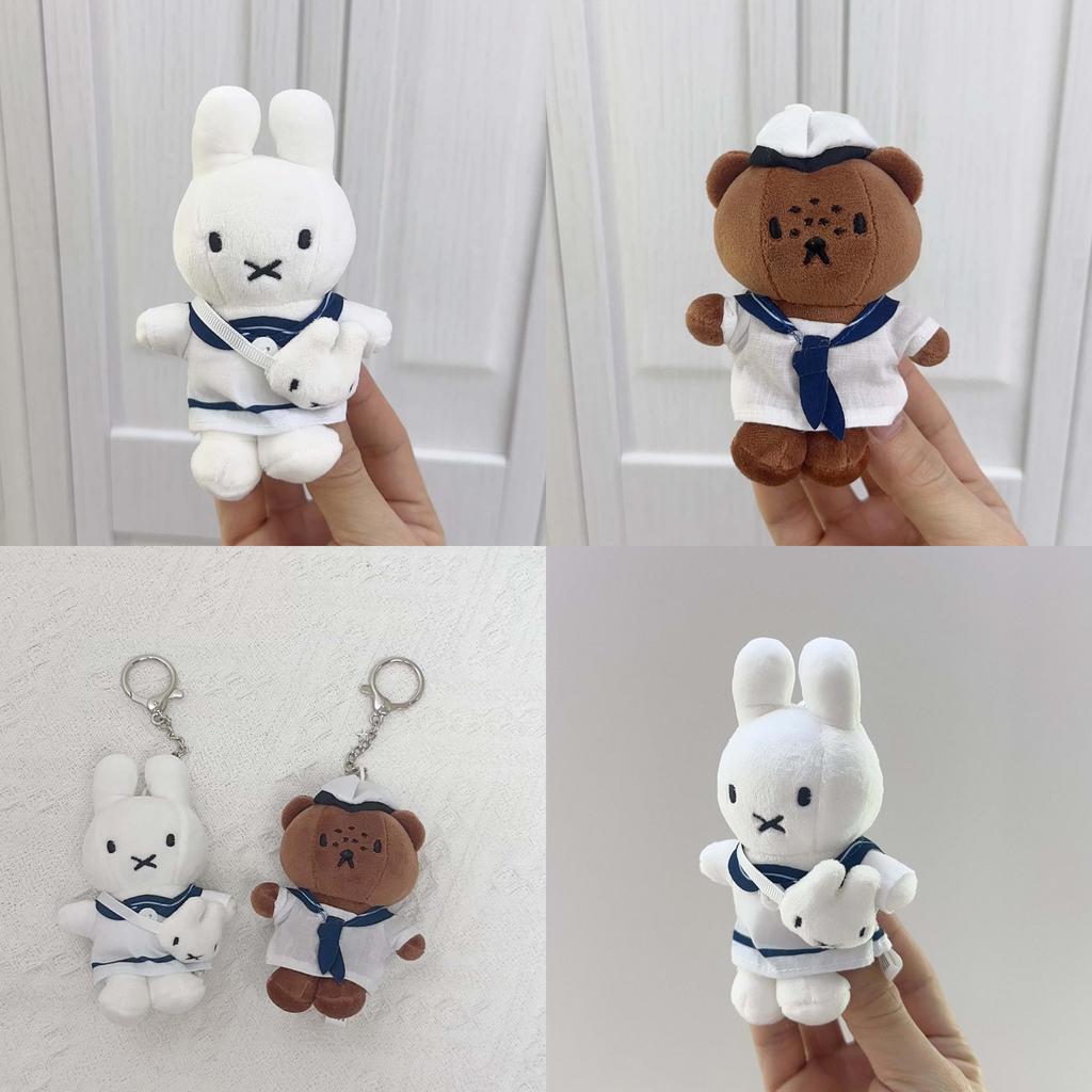 Bunny Plush Toy Keychain With Super Soft Short Plush For Girls And Teens