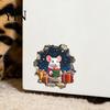 Christmas Mouse Wall Decals Hole Sticker, Decal, Self Adhesive Indoor Decor Cute Mice Sticker for Living Room Bedroom Nursery Festive Staircase Corner
