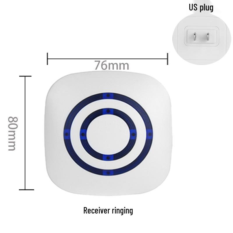 Wireless Infrared Motion Sensor Alarm & Doorbell with Voice Reminder