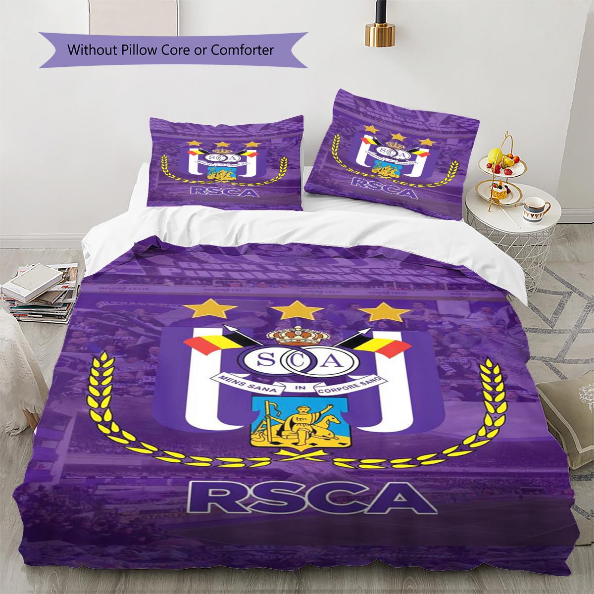 RSC Anderlecht Pattern Bedding Set Quilt