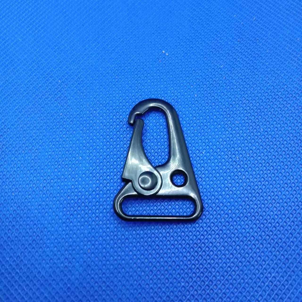 Electrophoretic Zinc Alloy Eagle Beak Hook Keychain & Webbing Jewelry Buckle Accessory 0.6 Eagle Beak Buckle