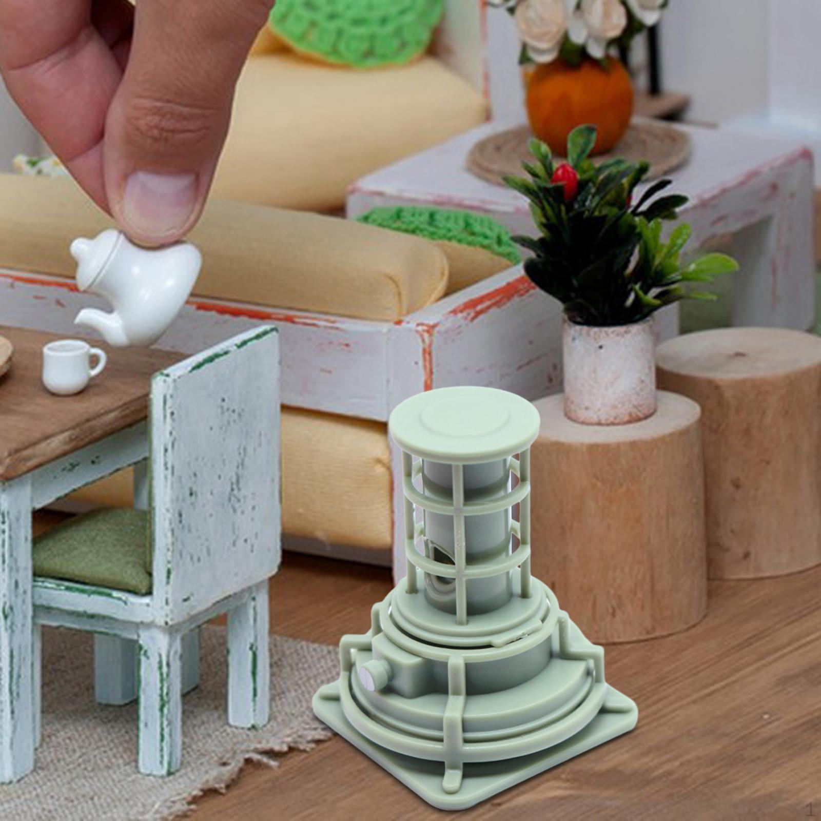 1/6 1/12 Кукольный домик Обогреватель Миниатюрный обогреватель, Украшение для торта, Сказочный сад Мини-кукольный домик