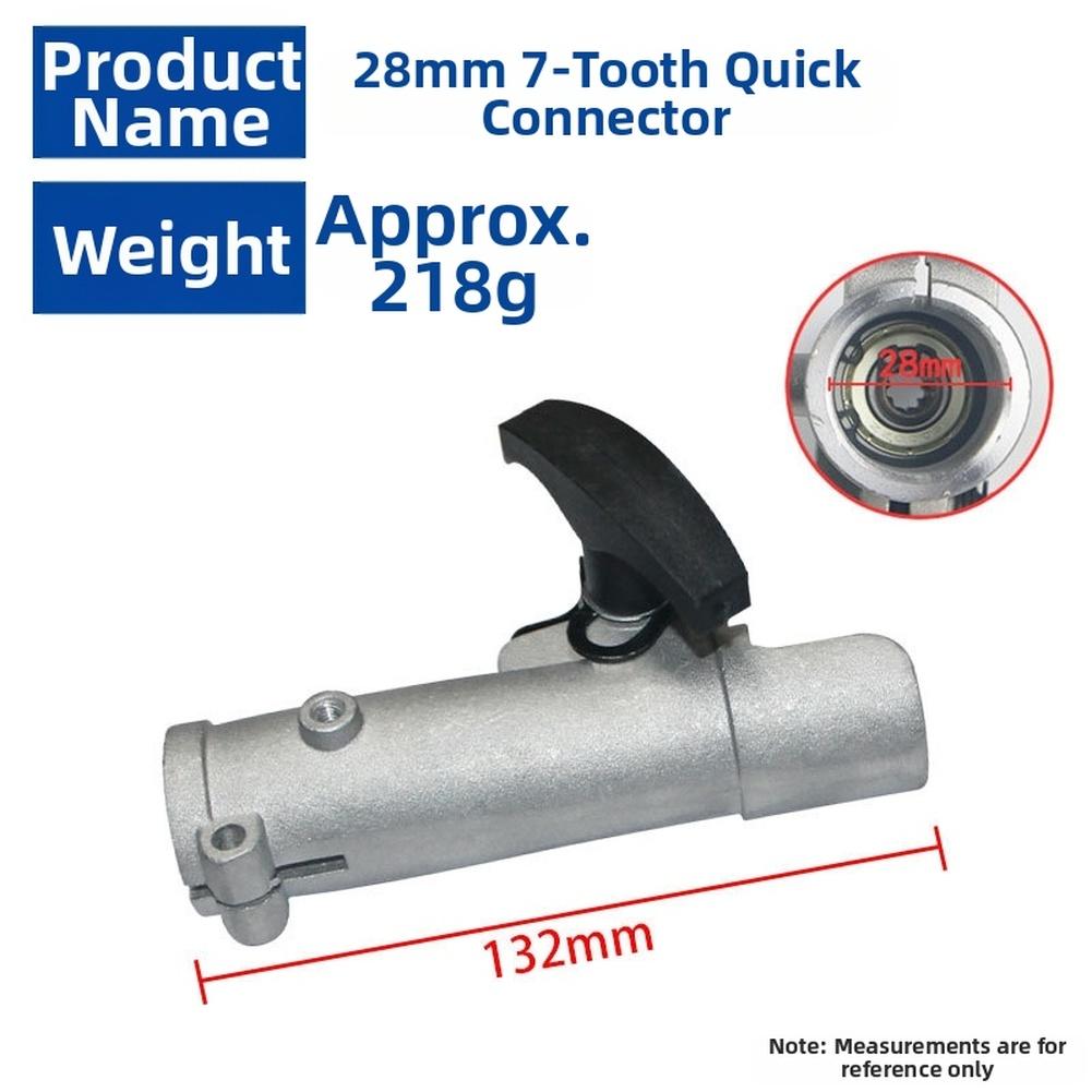 Tube Quick Coupling Connector Extension Rod For Lawn Mower Extension Pole Forestry Garden Tools Part Replacement