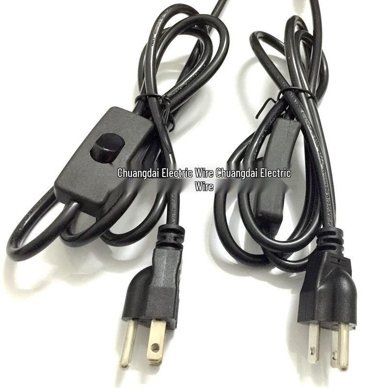 303 Power Cord Switch for Plant & LED Desk Lights - Compatible with Chinese, American, European, British, Japanese, Australian & Korean Two-Pin Plugs