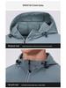 Men's Quick-Dry Hooded Jacket & Pants Running Set - Breathable, Sweat-Absorbing Training Outfit for Spring and Autumn