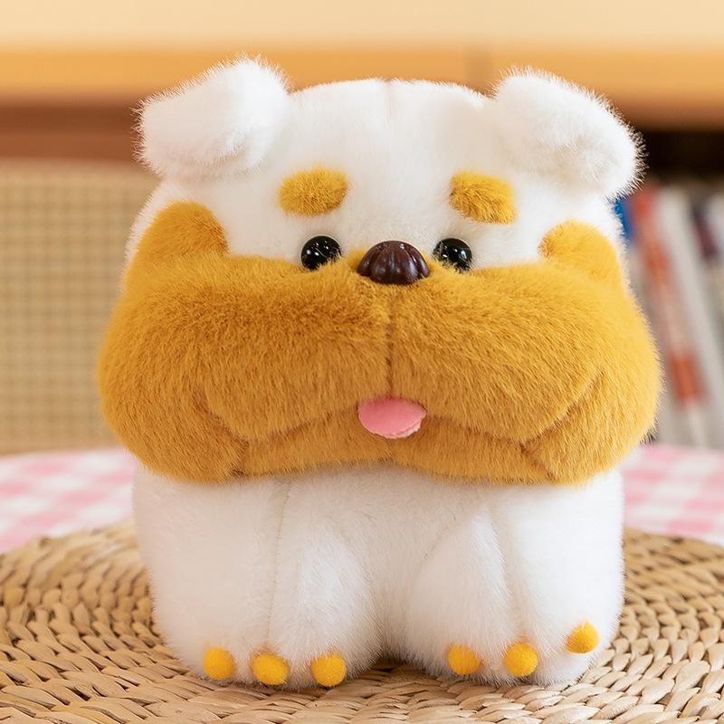

Bread Plush Dog Toys Doll Pillow Soft And Comfortable Girls Birthday Gifts 20cm/7.87in білий