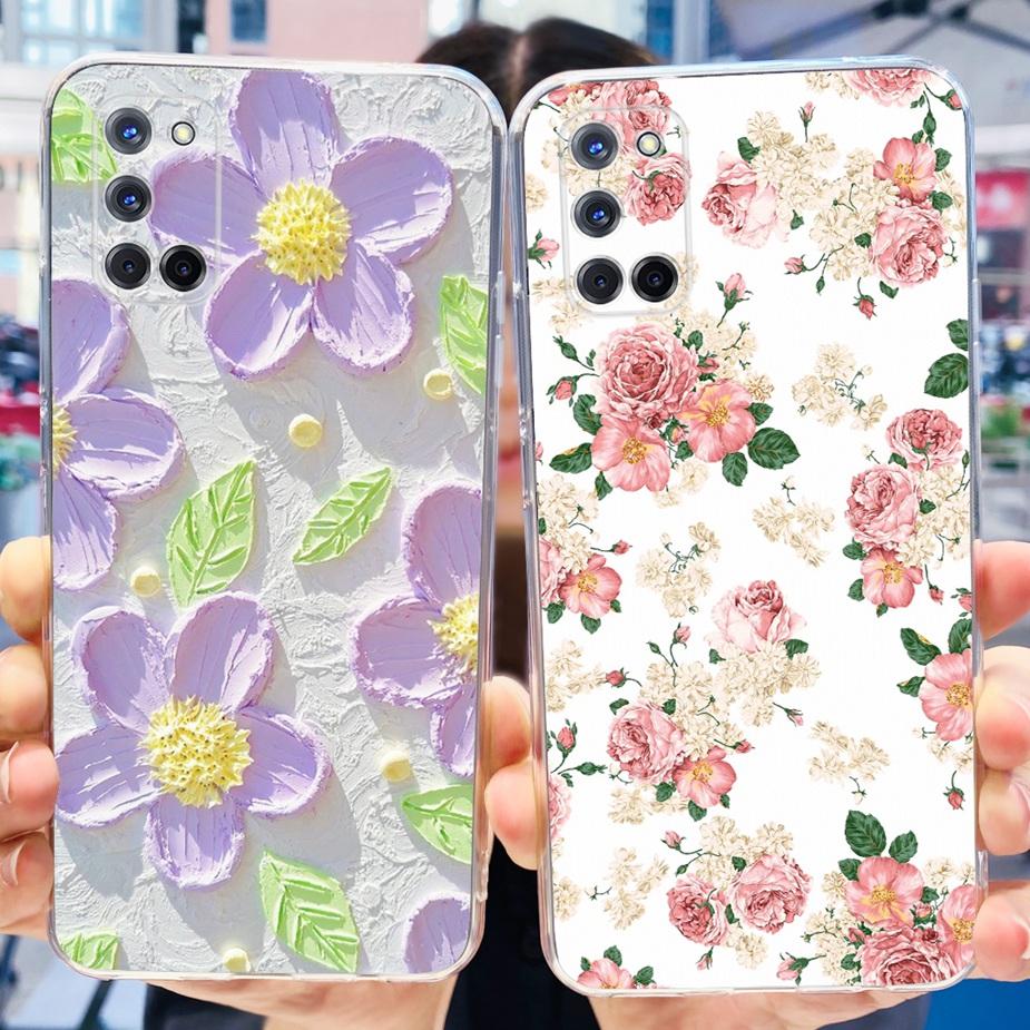 For Oppo A52 A72 A92 Case Cute Fashion Painted Cover Clear Silicone Phone Cases For Oppo A72 A 52 92 OppoA52 OppoA72 Soft Fundas
