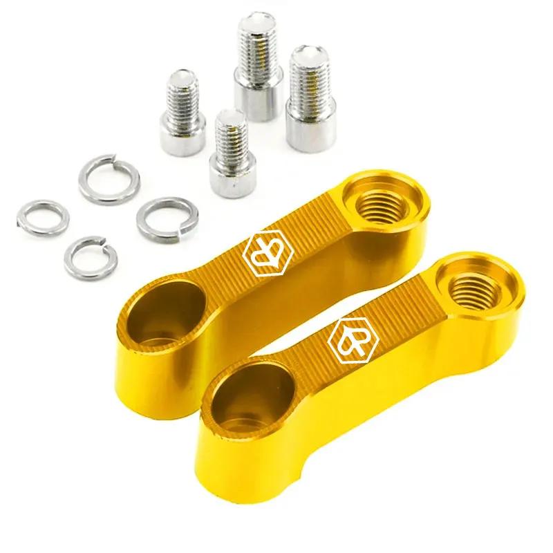 Rearview Mirrors Extension Riser Extend Adapter Accessories For Piaggio Vespa GTS 250 300 Sprint Primavera 150 LX15 S150