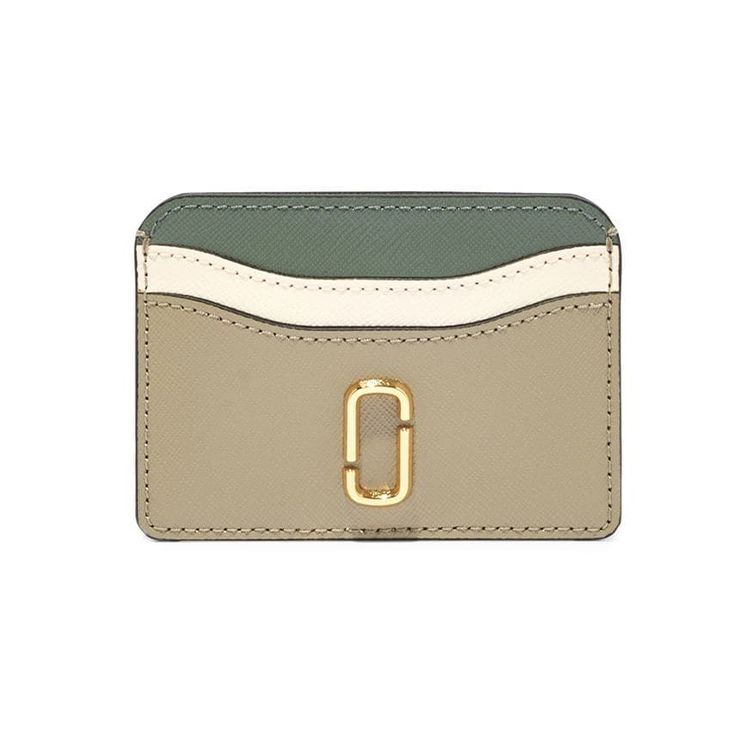 

Marc Jacobs Color Block Design Metal Logo Leather Wallet Women Wallet Multicolor S144L01FA21-041 Basic Set (Bag+Tag)