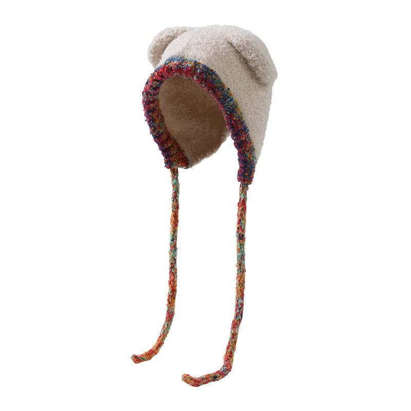 Fashion Outdoor Woman Cute Cat Ear Knit Hat