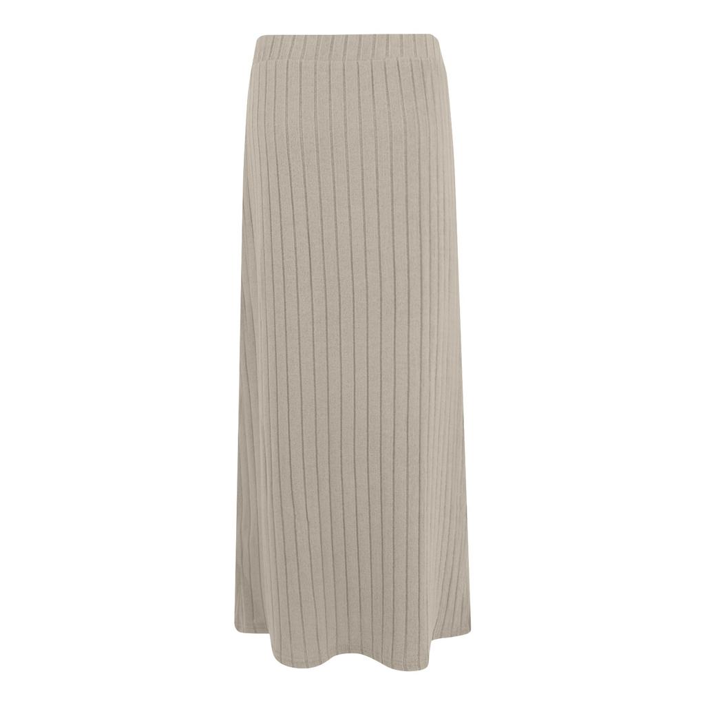Summer New High Waisted Side Slit Slim Knit Skirt For Women's Pants