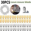 AB66-Ostrza Tnące Zamienne do Kosiarki Podkaszarki 30 Sztuk Zestaw ze Stali Nierdzewnej Dla ECOVACS Cutter