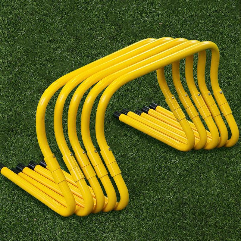 Foldable Adjustable Football and Track Training Hurdle for Agility and Jumping.