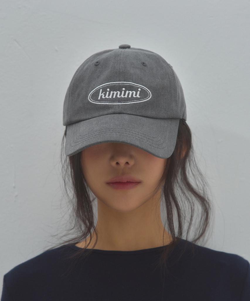 Kimimi Logo Ball Cap Charcoal