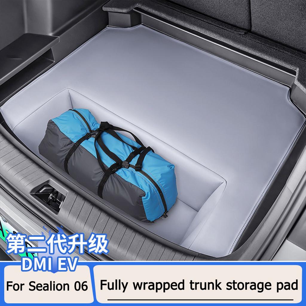 For BYD Sea Lion 06 Seal U DM-I/EV Trunk Storage Bag Tailstock Lower Leather Storage Compartment Iinterior Modification Supplies