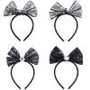 Teen Girl Photography Headbands Spooky Bowknot Shape Hairband Adult Headpiece Carnivals Party Role Play Costume Tool